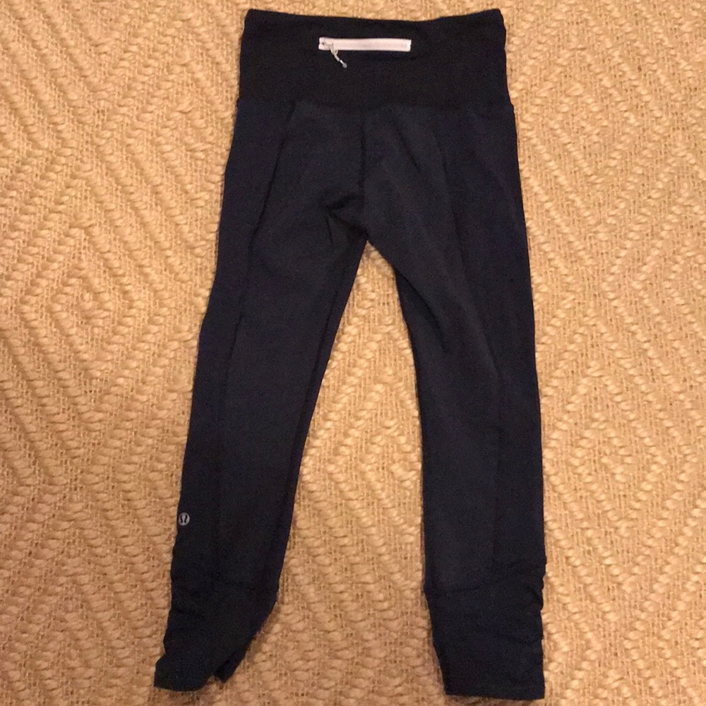 Lululemon navy running leggings